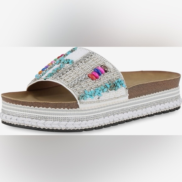 EMBELLISHED MULES SIZE 8 (38) - Picture 4 of 17